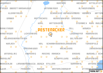 map of Pestenacker