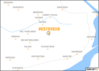 map of Pesterevo