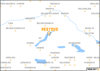 map of Pestovo