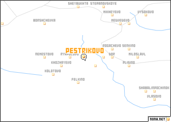 map of Pestrikovo