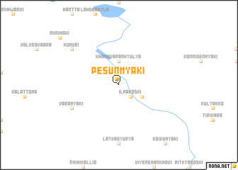 map of Pesunmyaki