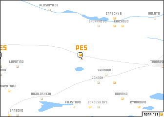 map of Pes\