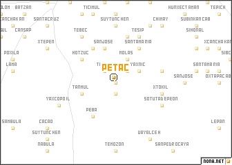 map of Petac
