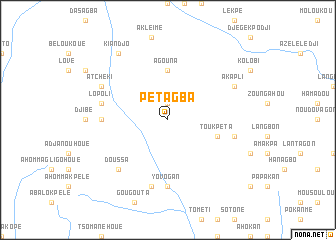 map of Pétagba