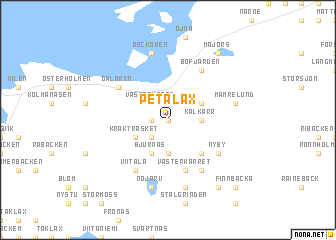 map of Petalax