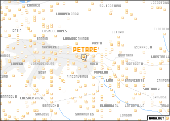 map of Petare