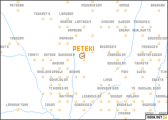 map of Pétéki