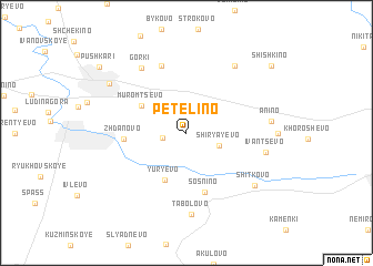map of Petelino