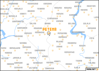 map of Petema