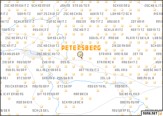 map of Petersberg
