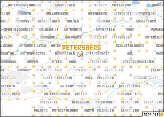 map of Petersberg