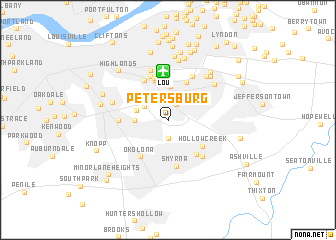 map of Petersburg