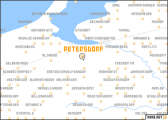 map of Petersdorf