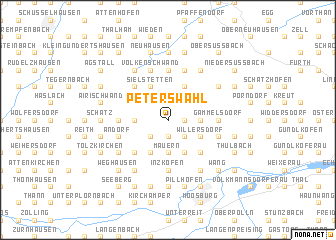 map of Peterswahl