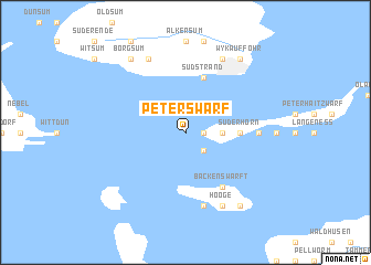map of Peterswarf