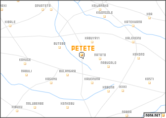 map of Petete