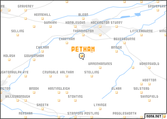 map of Petham