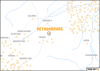 map of Peth Dhanwās