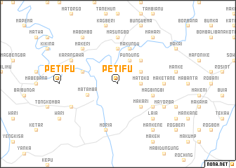 map of Petifu