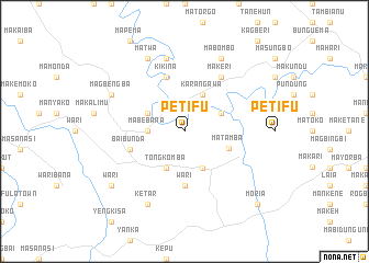 map of Petifu