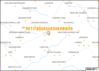 map of Petit-Bourg-des-Herbiers