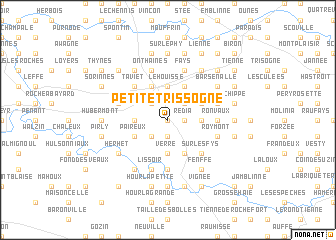 map of Petite Trissogne