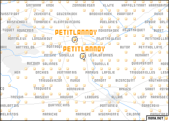 map of Petit Lannoy