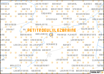 map of Petit-Roeulx-lez-Braine