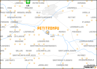map of Petit Rompu