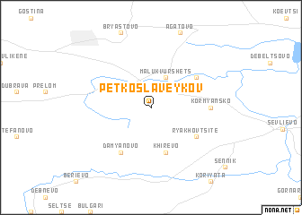 map of Petko Slaveykov