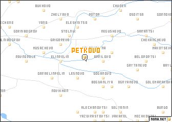 map of Petkovo