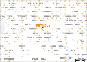 map of Petkovy