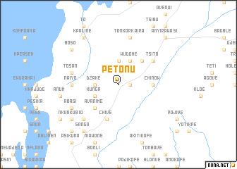 map of Petonu