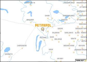 map of Petrāpol