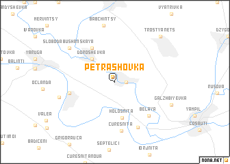 map of Petrashovka