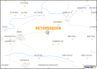 map of Petrashovka