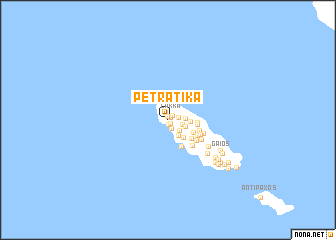 map of Petrátika