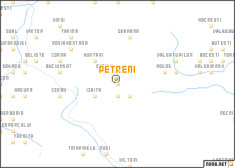 map of Petreni