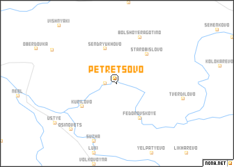 map of Petretsovo