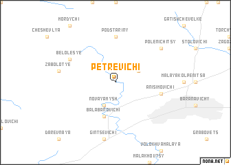 map of Petrevichi