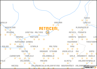map of Petriceni