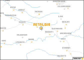map of Petrilova