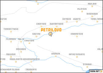 map of Petrilovo