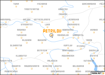 map of Petrilov