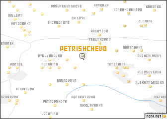 map of Petrishchevo