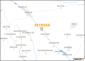 map of Petrivka
