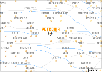 map of Petroaia