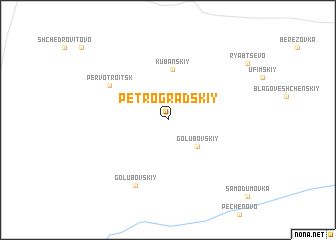 map of Petrogradskiy