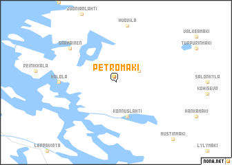 map of Petromäki