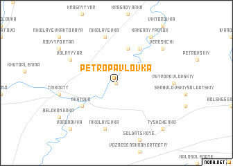 map of Petropavlovka